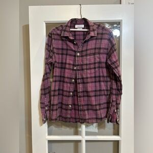Urban Outfitters Purple and Black Checkered Shirt